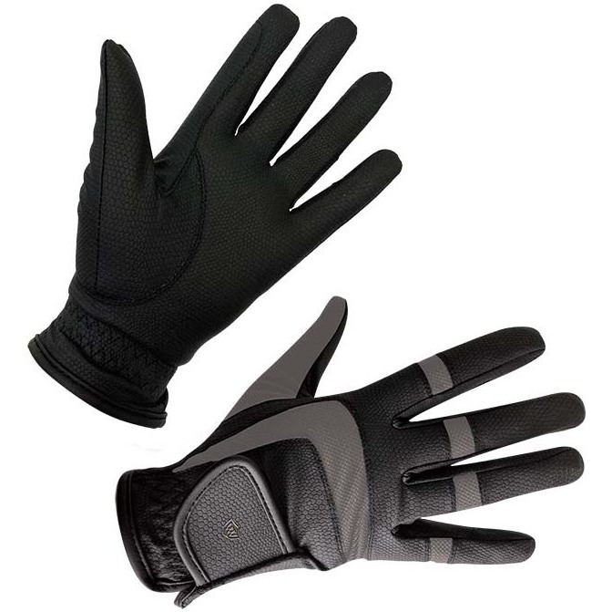 Woof Wear Sport Reithandschuhe Wg0123 - Schwarzer Stahl
